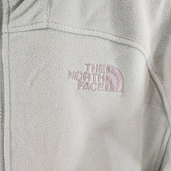 Vintage North Face Mint Green Fleece Zip Up Womens Medium - Picture 5 of 13
